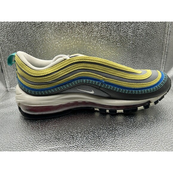 Nike Air Max 97 Air Sprung Shoes Mens Size 7.5 Patches Mushroom DH4759-001 - Picture 4 of 10